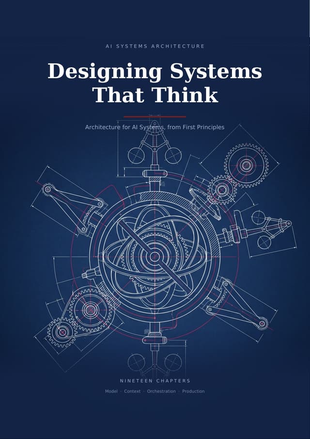 Cover of Designing Systems That Think — Architecture for AI Systems, from First Principles